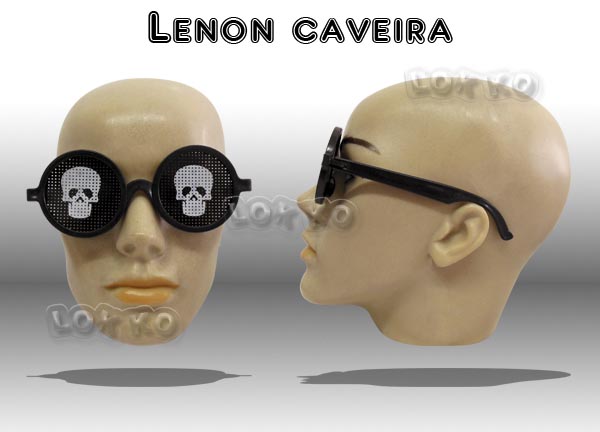 Óculos de festa lenon caveira